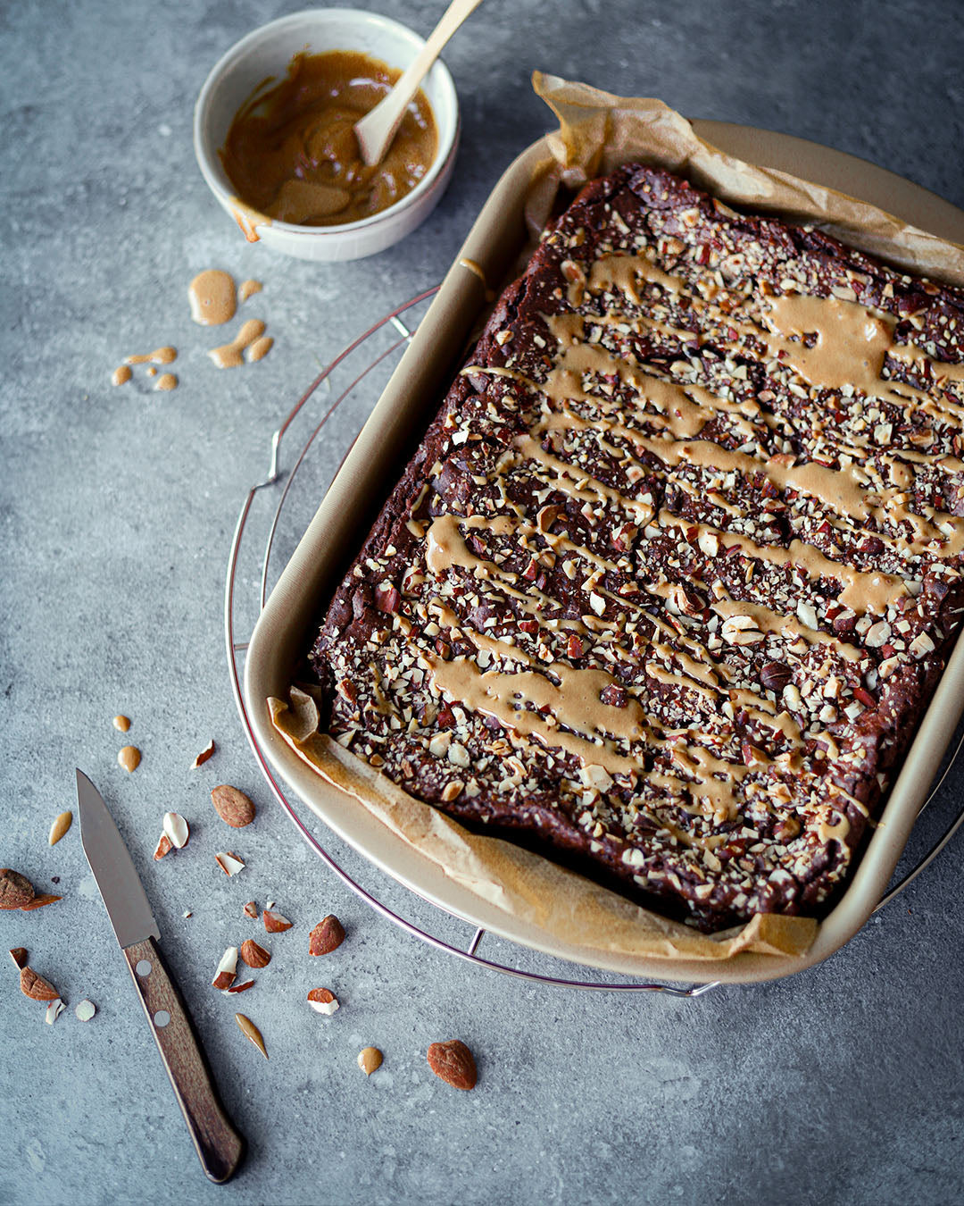 Brownies mit Salzkaramell