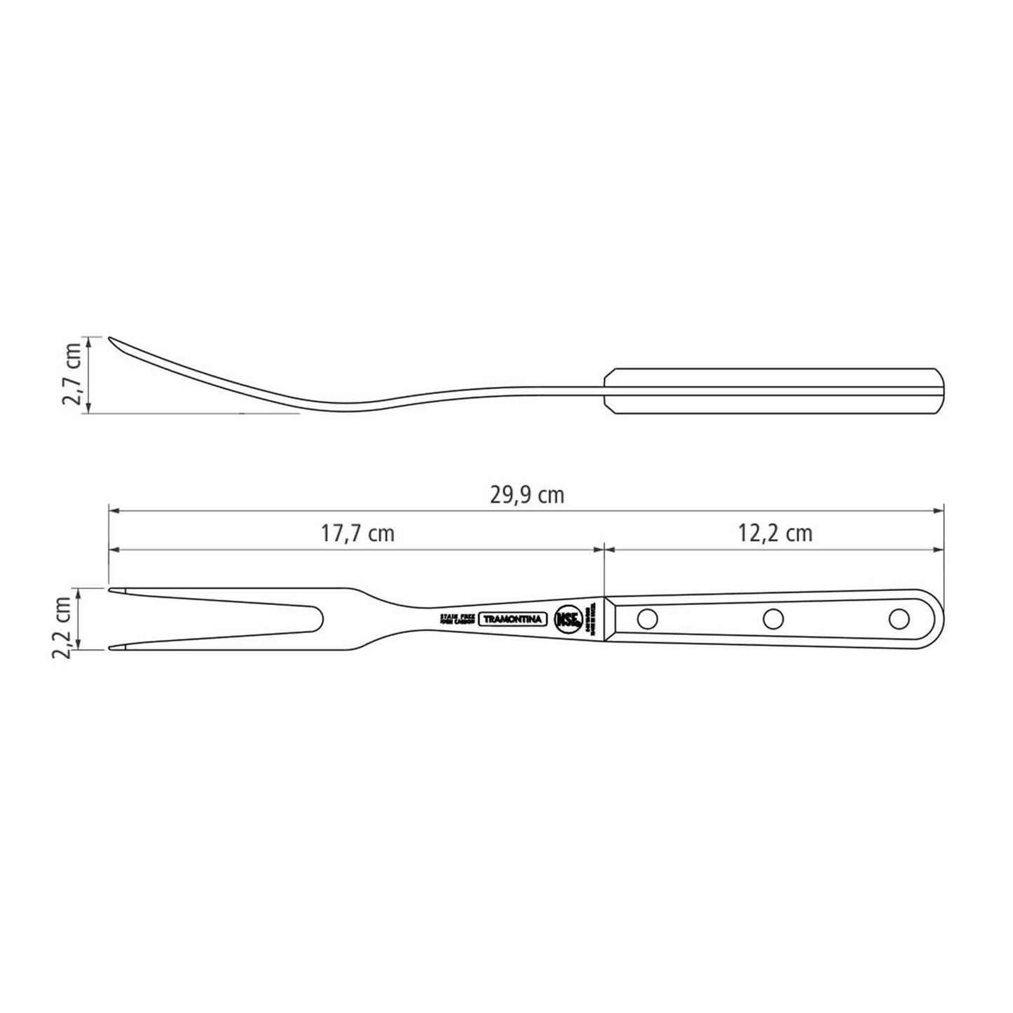 CENTURY Tranchiergabel - 18 cm