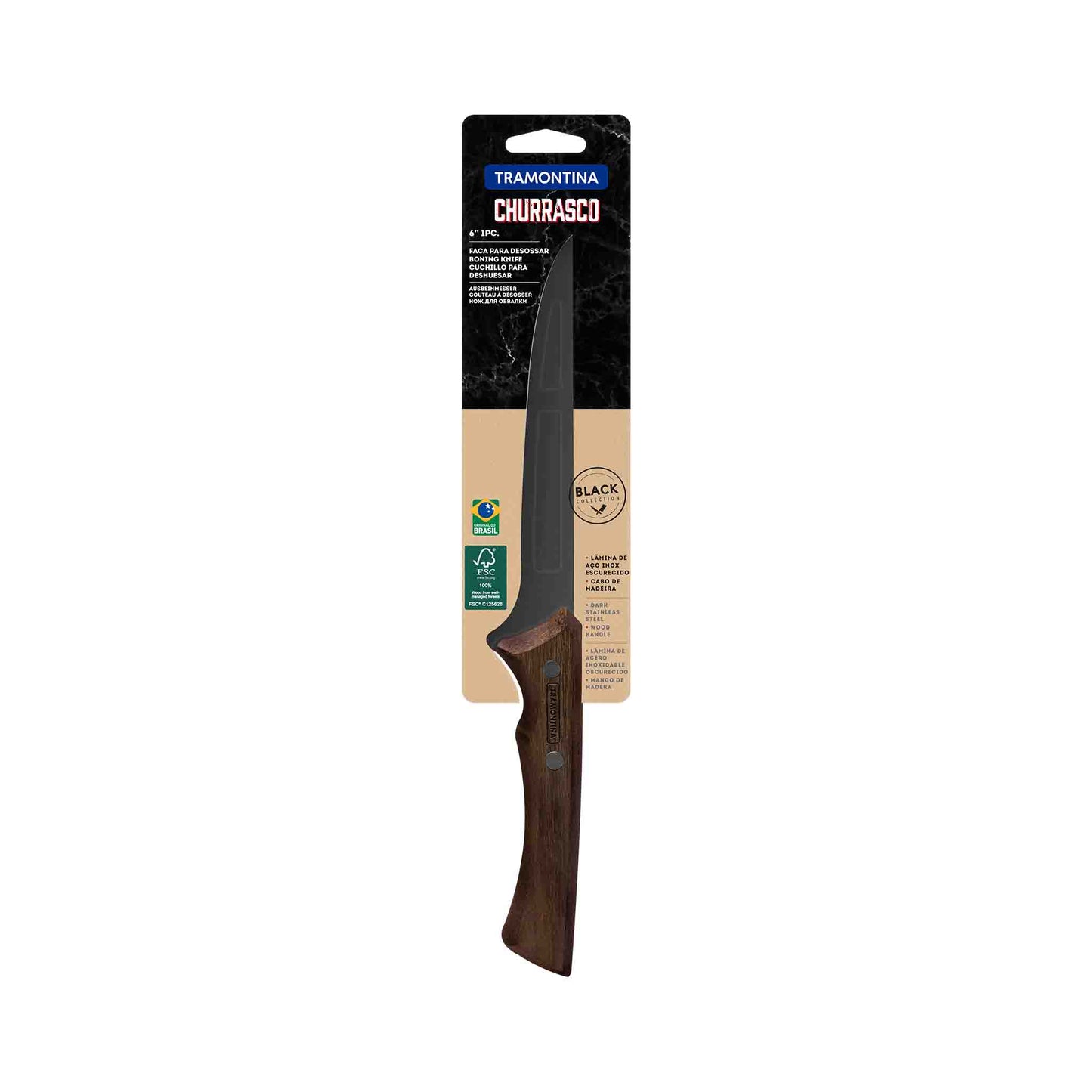 CHURRASCO BLACK Ausbeinmesser - 15 cm