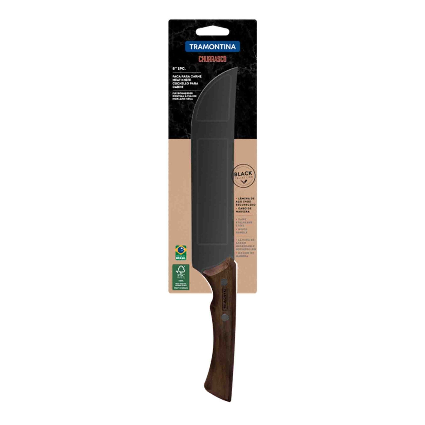 CHURRASCO BLACK Fleischmesser - 19 cm