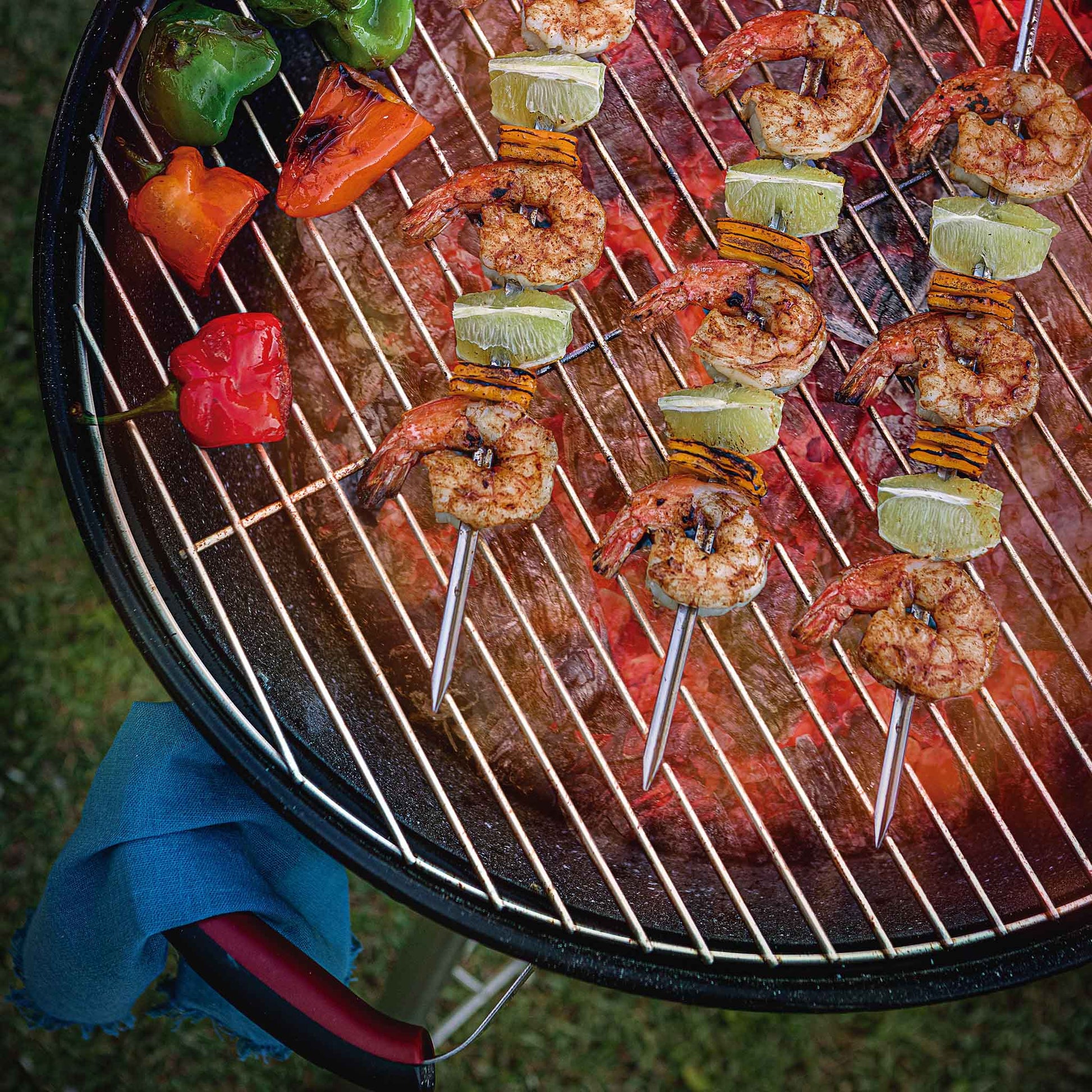 Grillspieß-Set aus Edelstahl