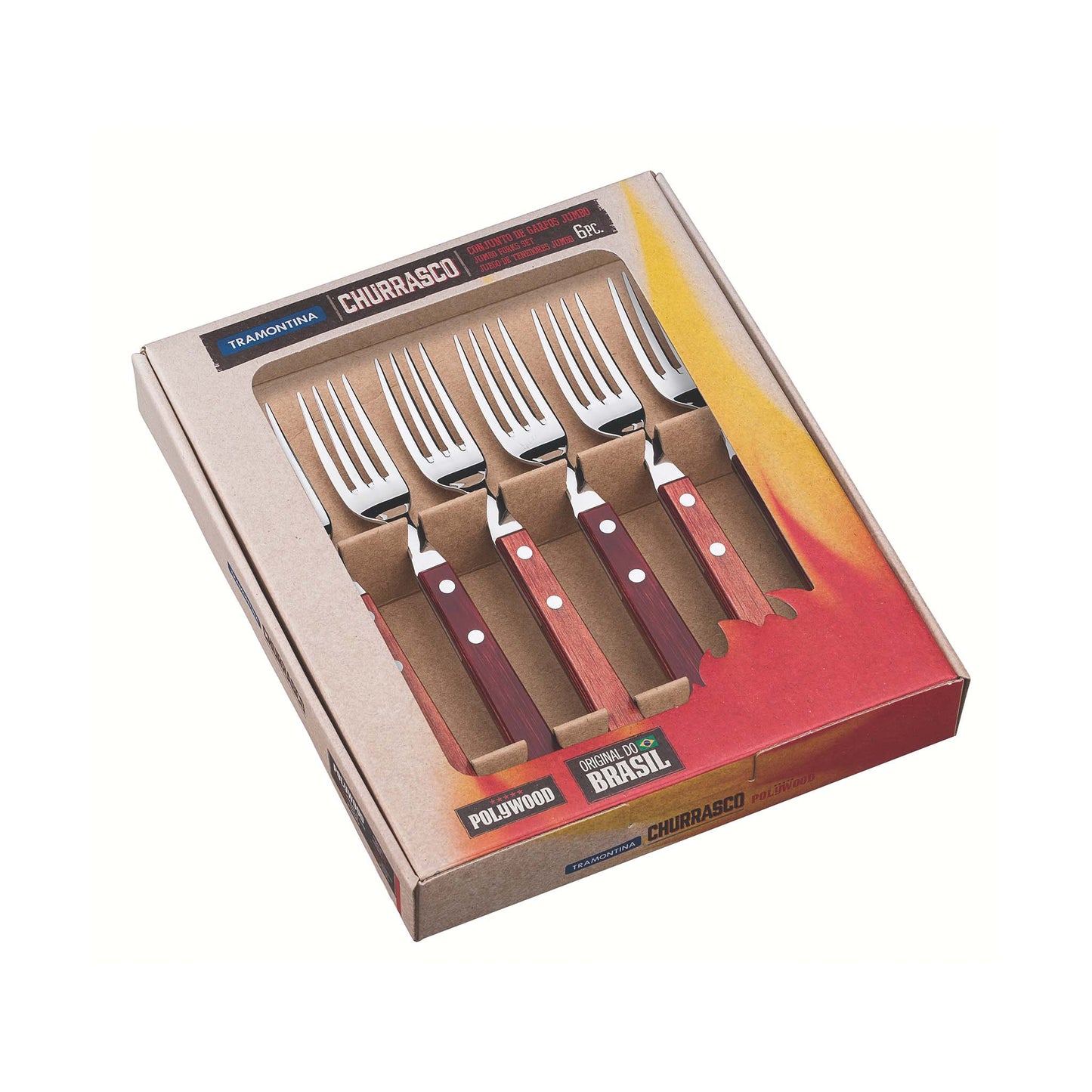 JUMBO Steakgabel-Set 6-teilig