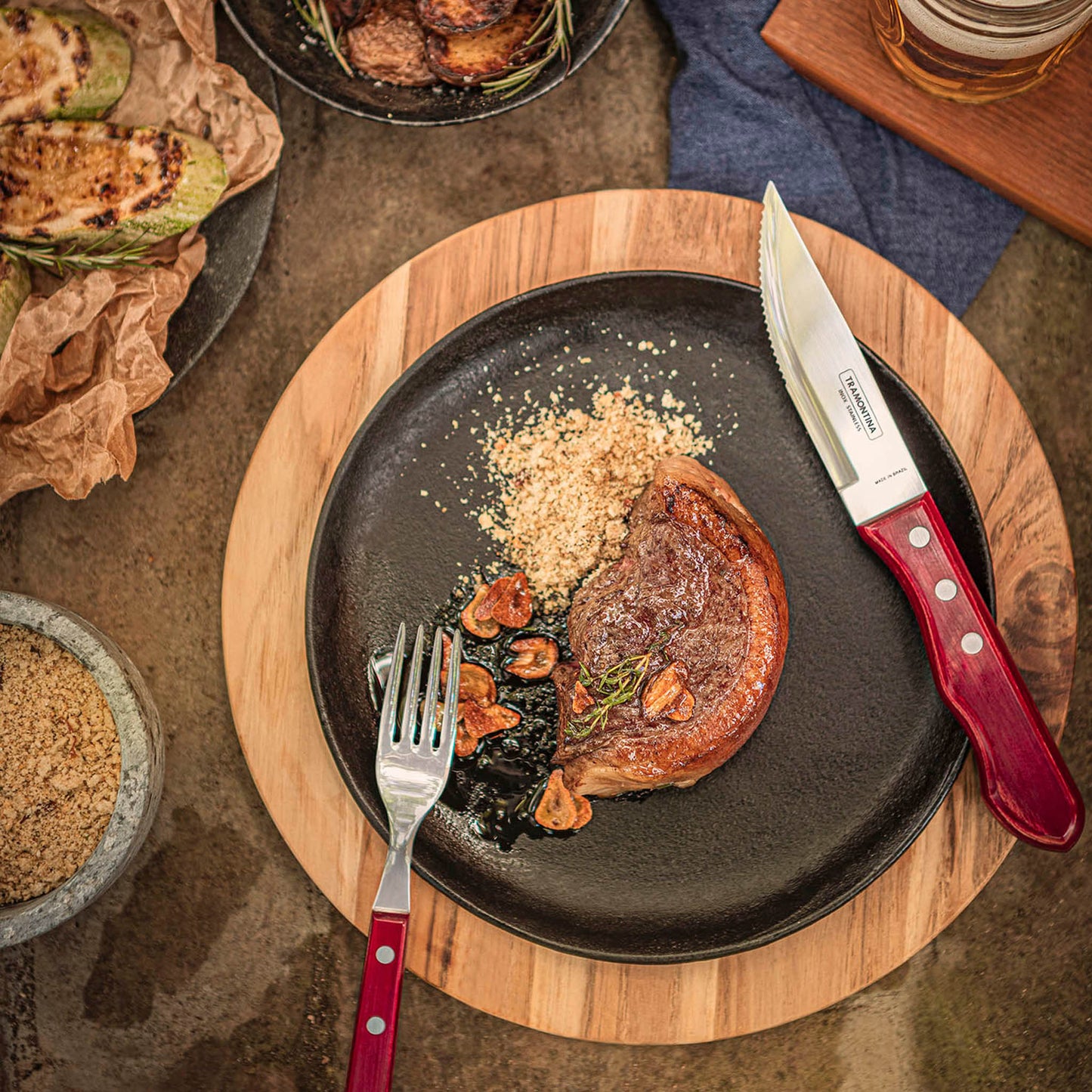 JUMBO Steakmesser 4-teilig