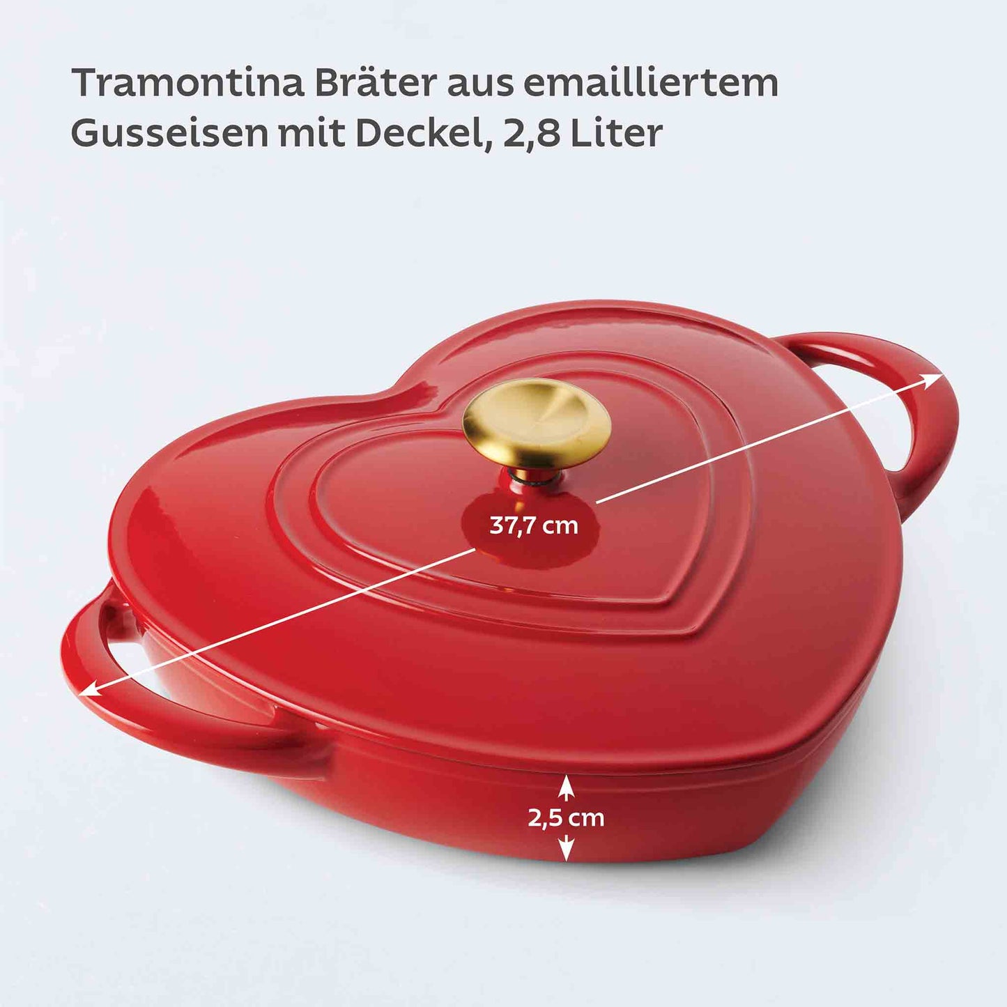 Herzbräter aus Gusseisen