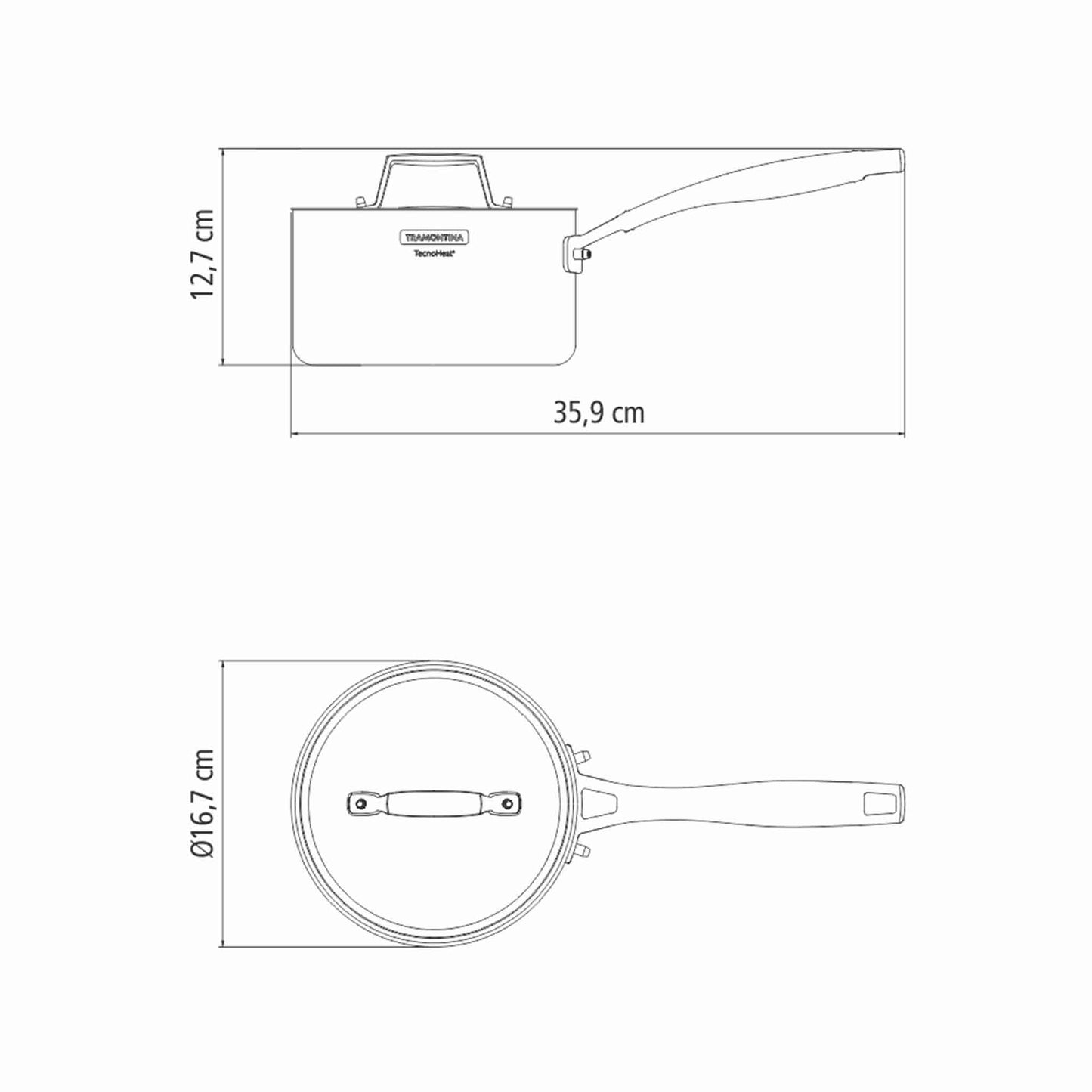 GRANO Stieltopf Ø 16 cm