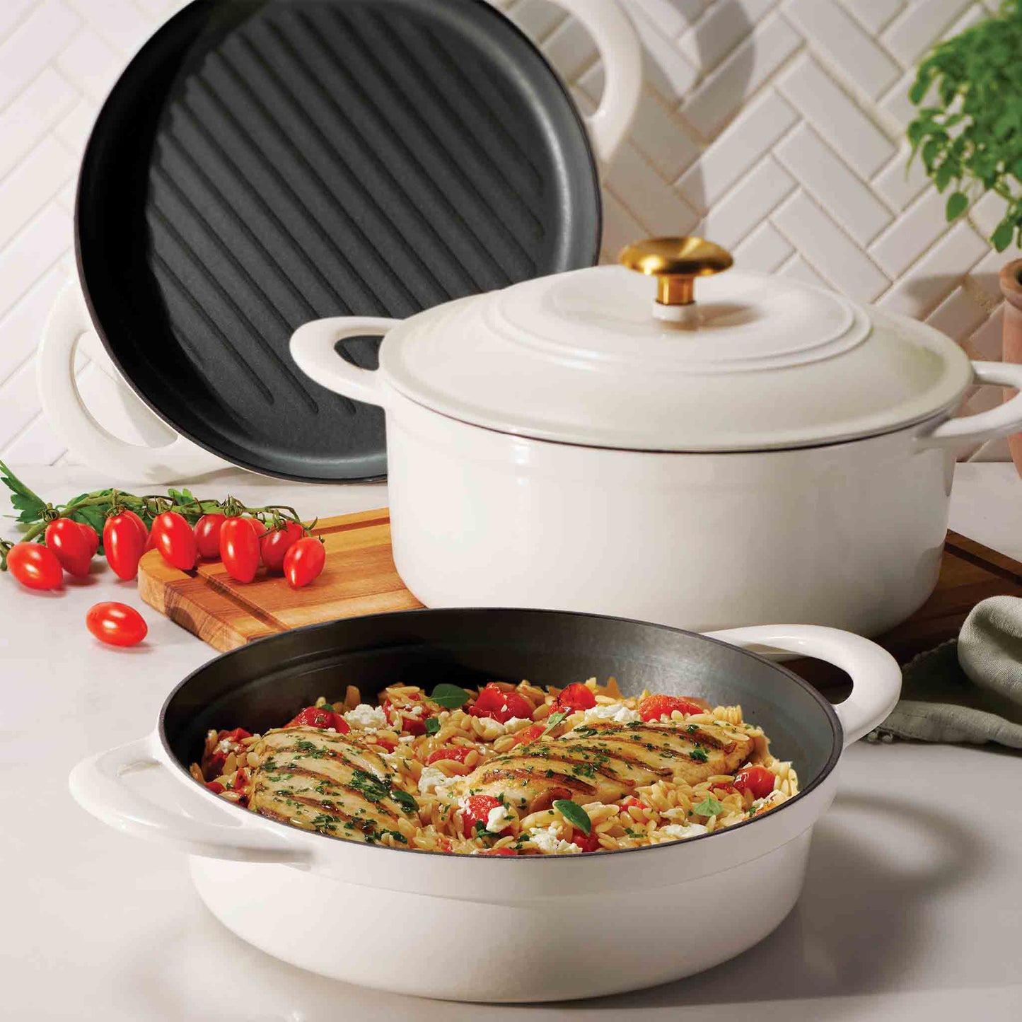 Gusseisen Set, 4-teilig