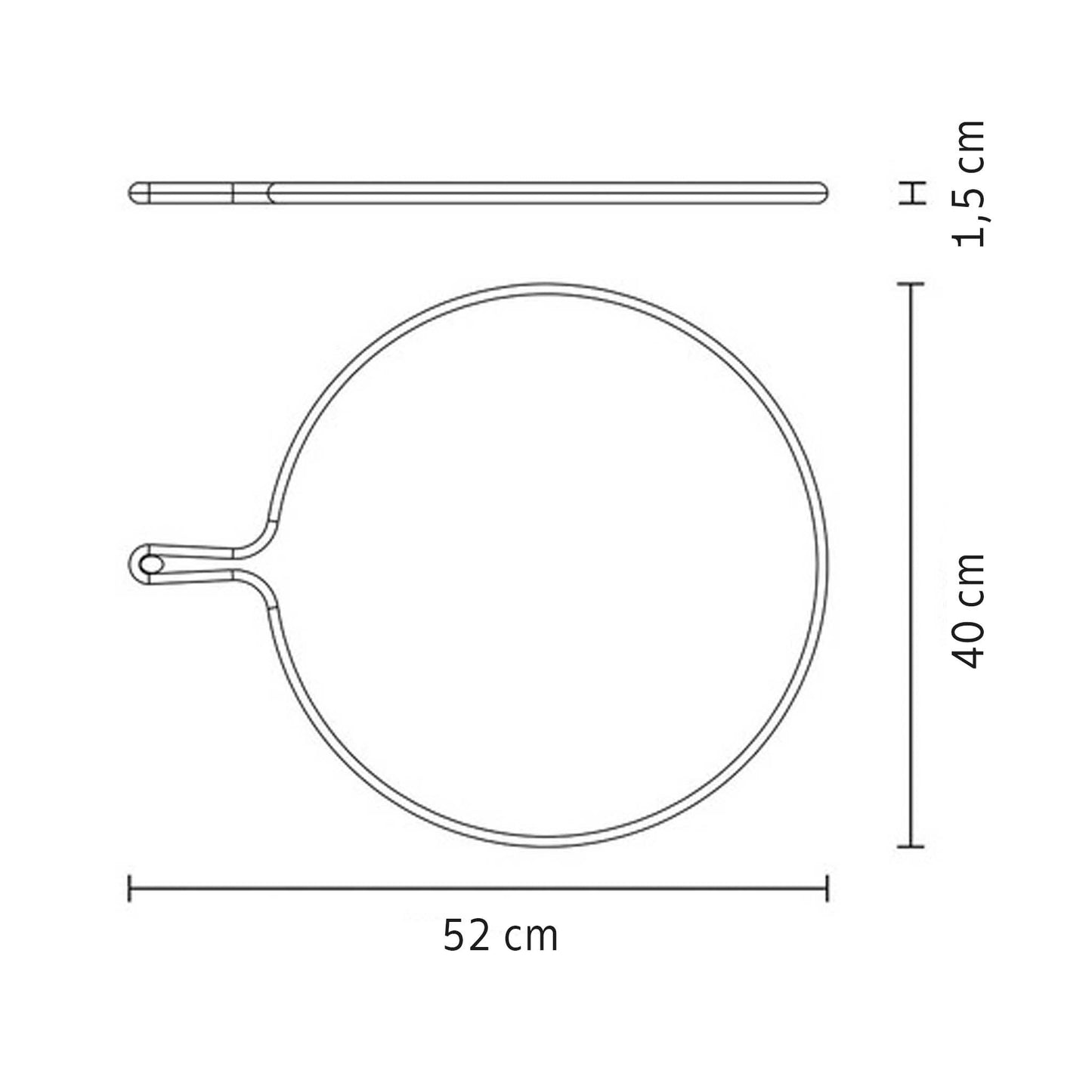 PROVENCE Pizzabrett - Ø 40 cm