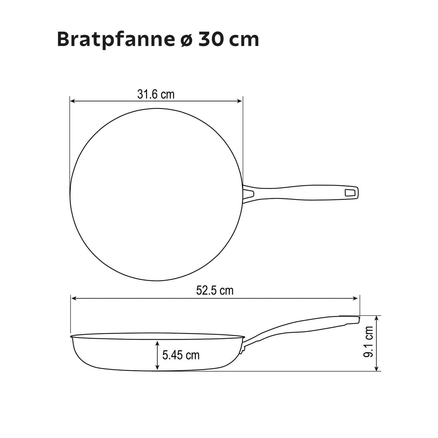 TRI-PLY Bratpfannen-Set, 2-tlg