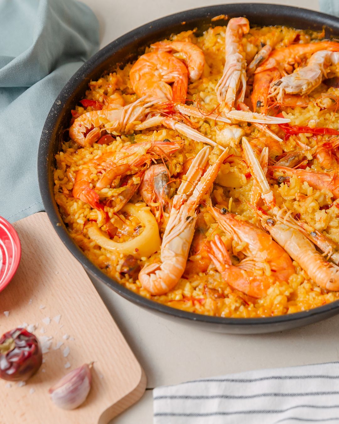 Meeresfrüchte-Paella