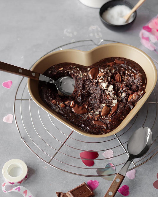 Himmlisches Schoko-Soufflé mit Salzmandeln