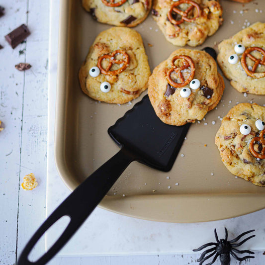 Halloweenzeit - Karamell-Popcorn-Cookies