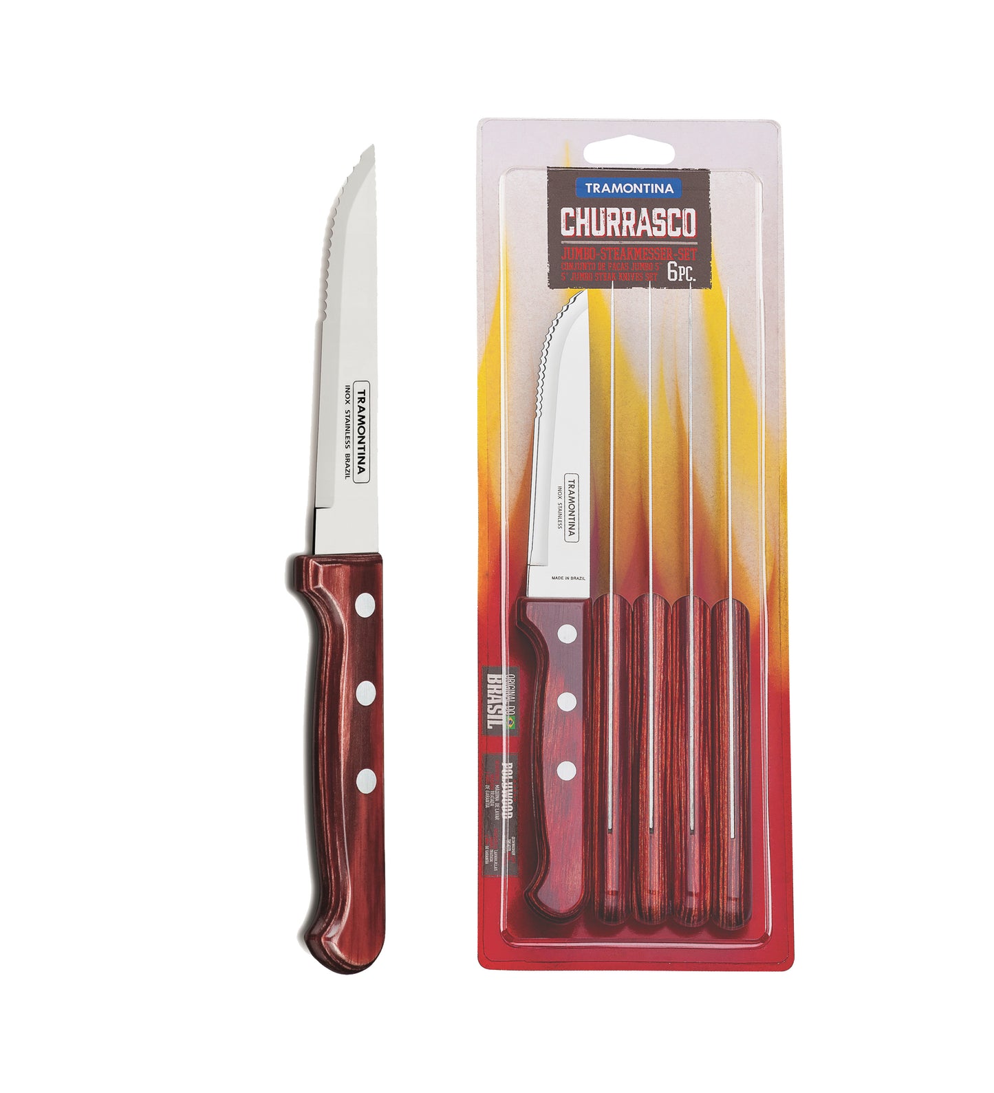 GAUCHO Steakmesser-Set 6-teilig