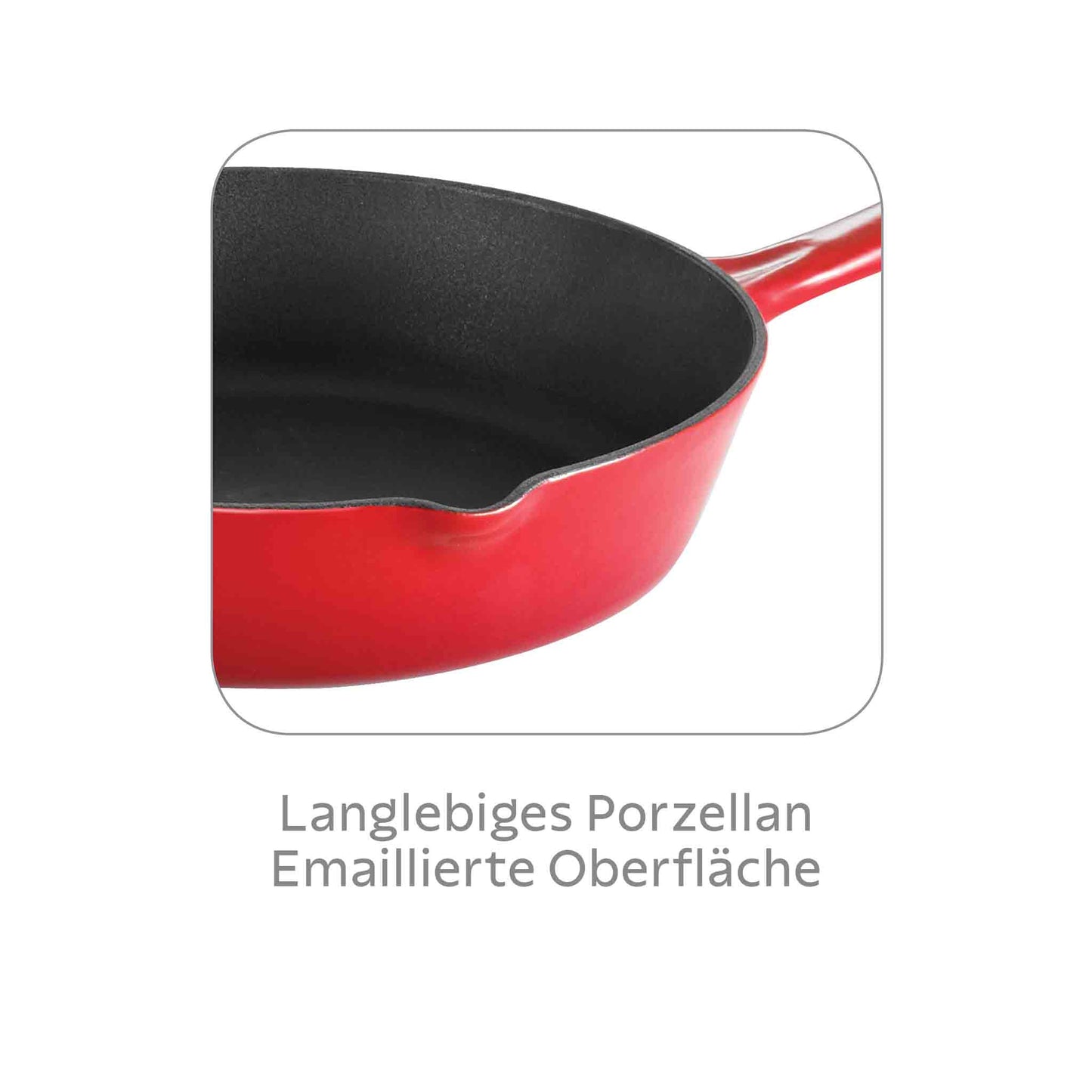BESTOW Bratpfanne, 25 cm, Gusseisen