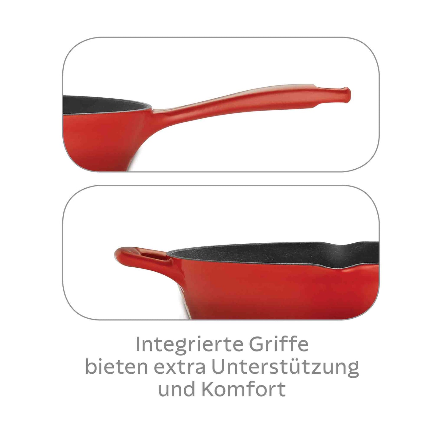 BESTOW Bratpfanne, 25 cm, Gusseisen