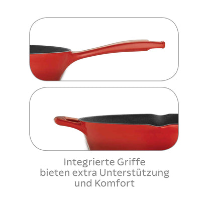 BESTOW Bratpfanne, 25 cm, Gusseisen