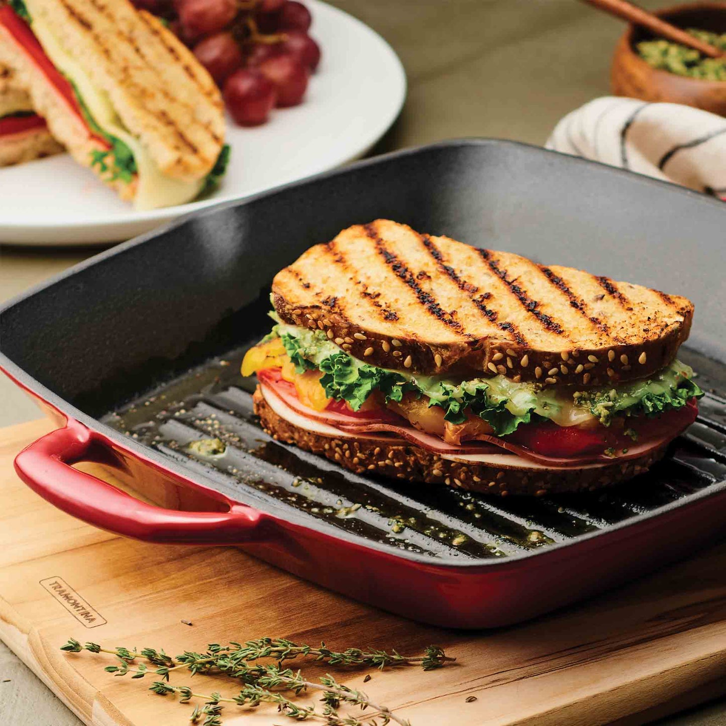 BESTOW Grillpfanne, Gusseisen
