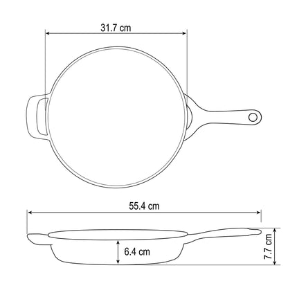 Pfanne aus Gusseisen, Ø  30 cm