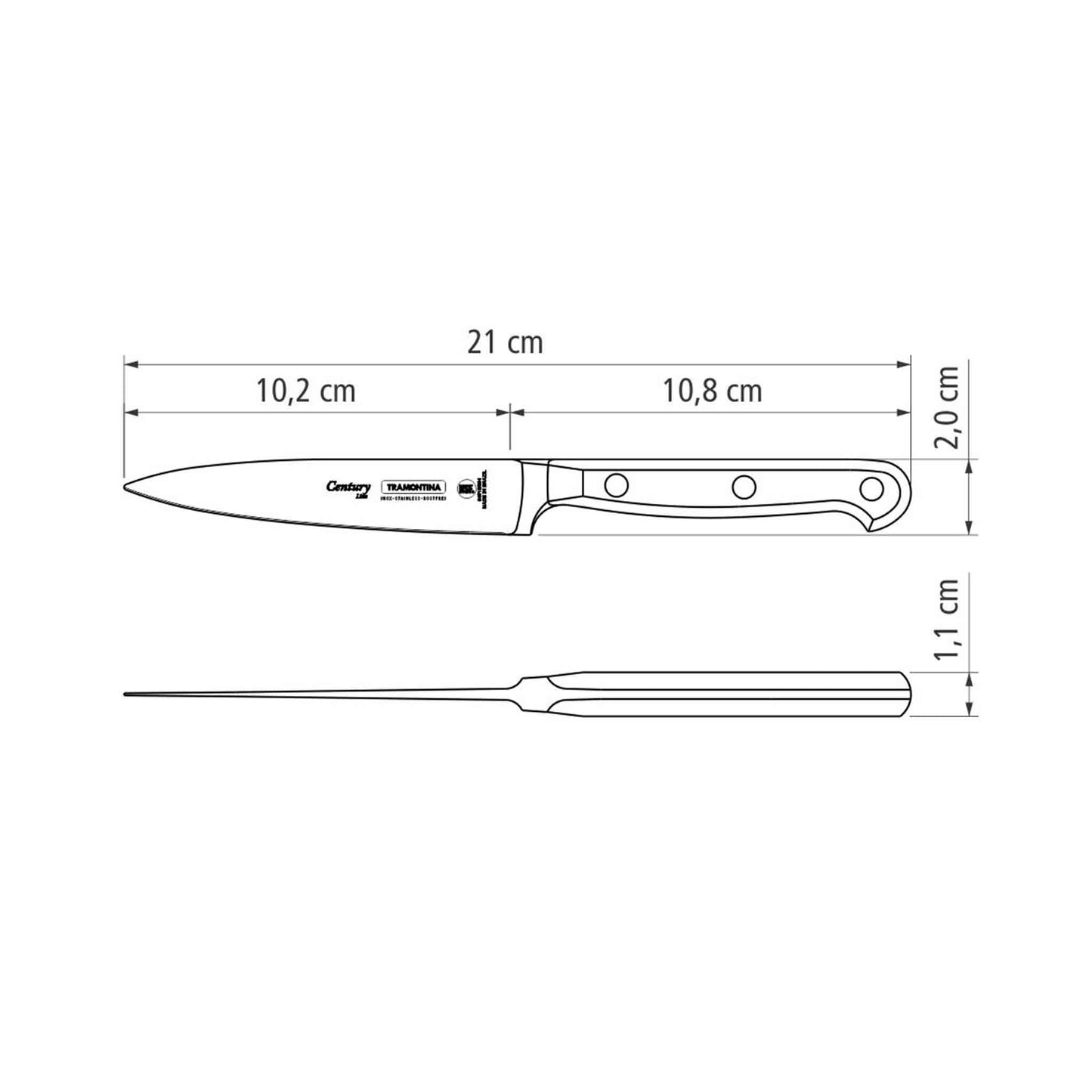 CENTURY Spickmesser 10 cm