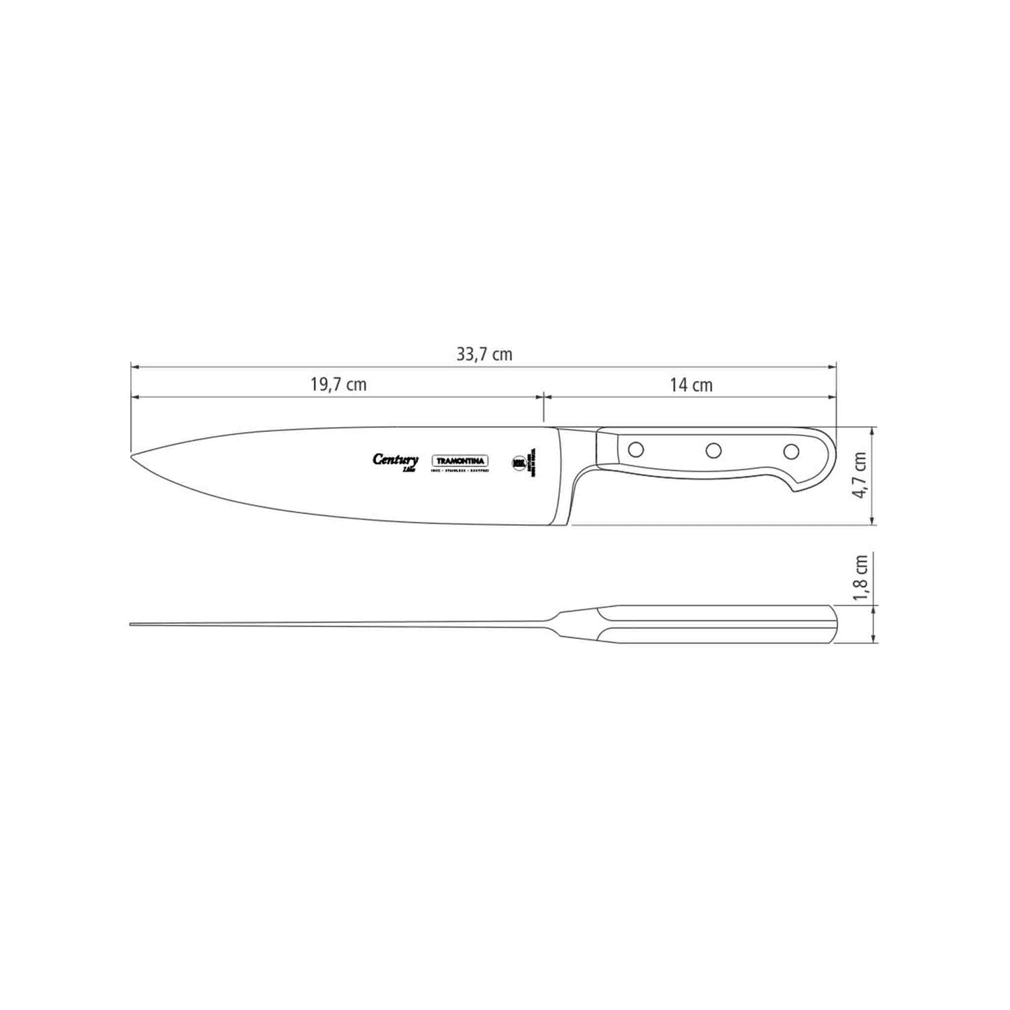 CENTURY Kochmesser