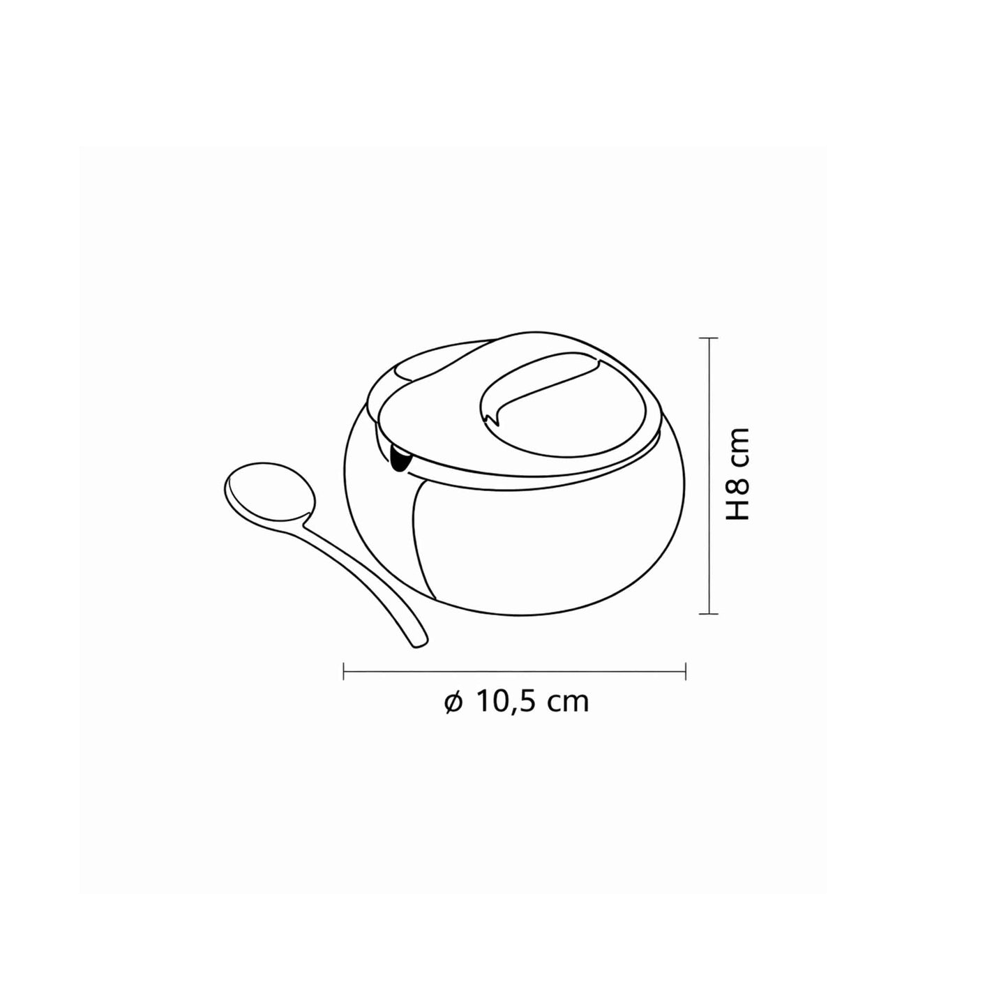 CHÁ E CAFÉ Zuckerdose