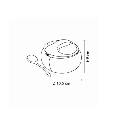 CHÁ E CAFÉ Zuckerdose