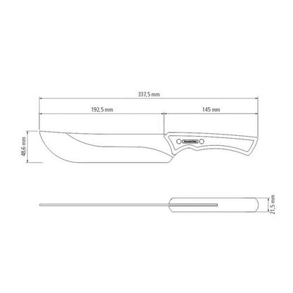 CHURRASCO BLACK Fleischmesser - 19 cm