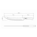 CHURRASCO BLACK Fleischmesser - 24 cm