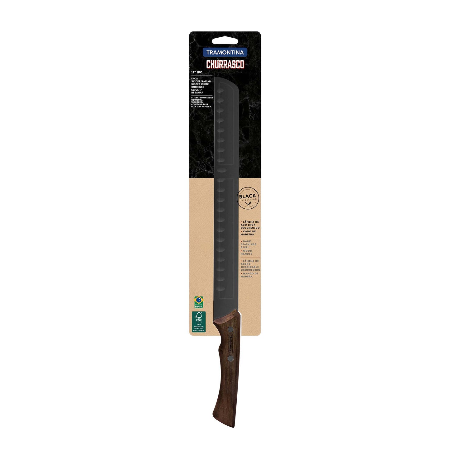 CHURRASCO BLACK Schinkenmesser - 29 cm