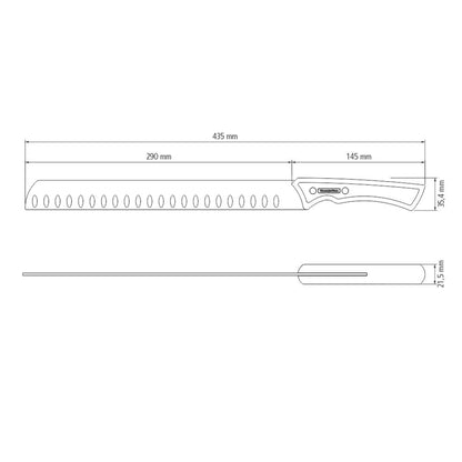 CHURRASCO BLACK Schinkenmesser - 29 cm