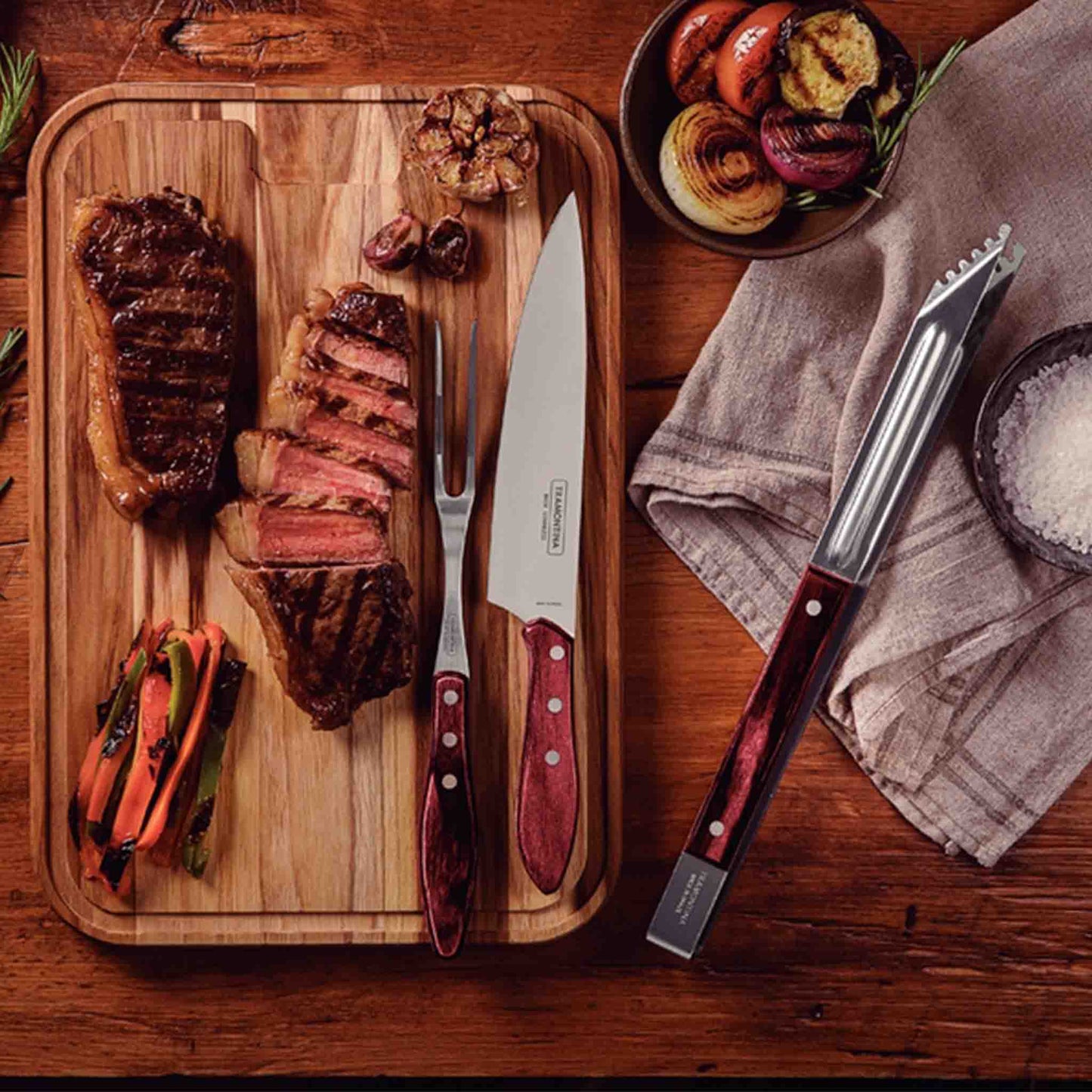 CHURRASCO Grillset,  3-teilig