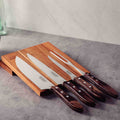 CHURRASCO Magnetischer Messerblock mit Grill- und Tranchierset