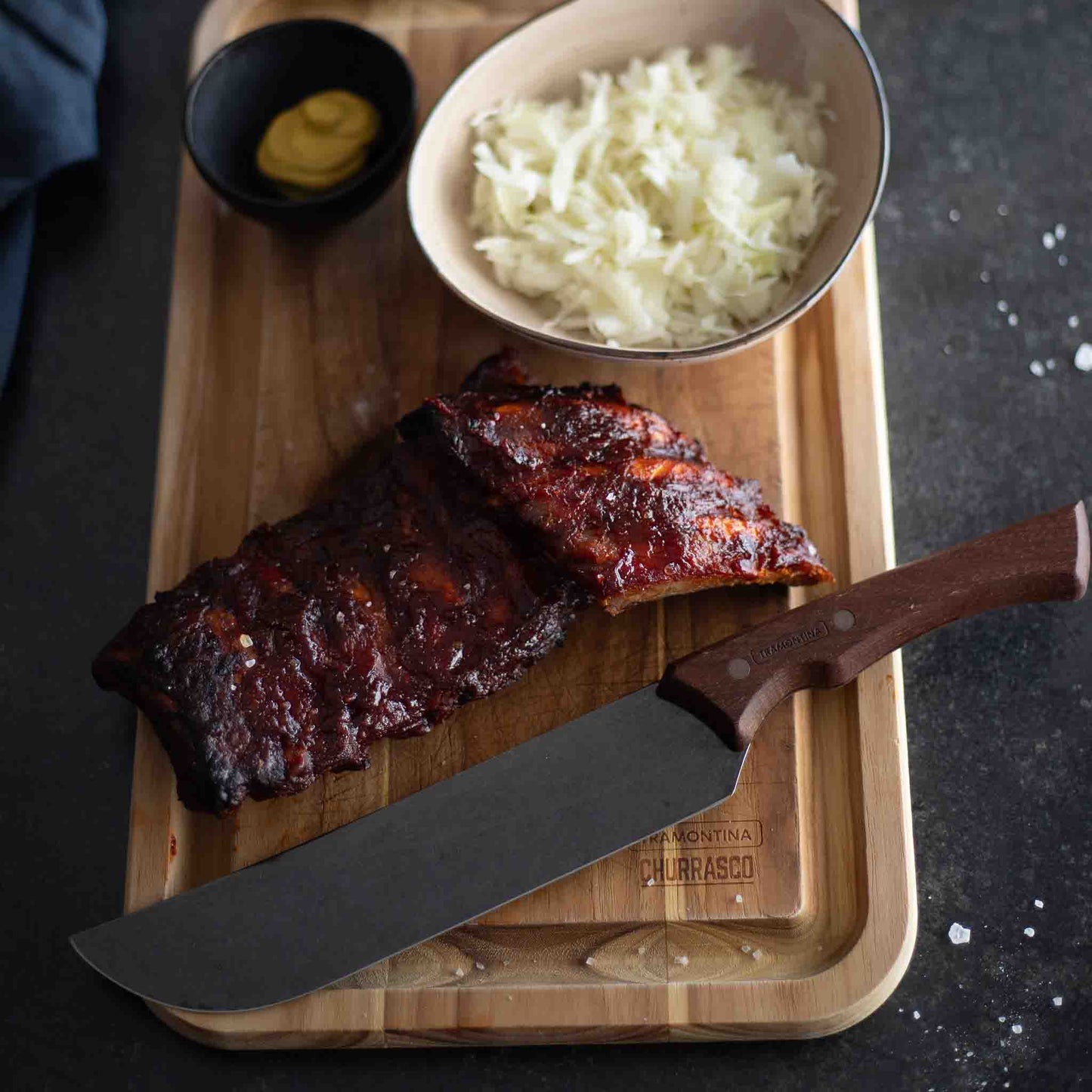 CHURRASCO BLACK Fleischmesser - 19 cm