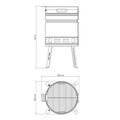 Grillfass TCP 400, Ø 40 cm