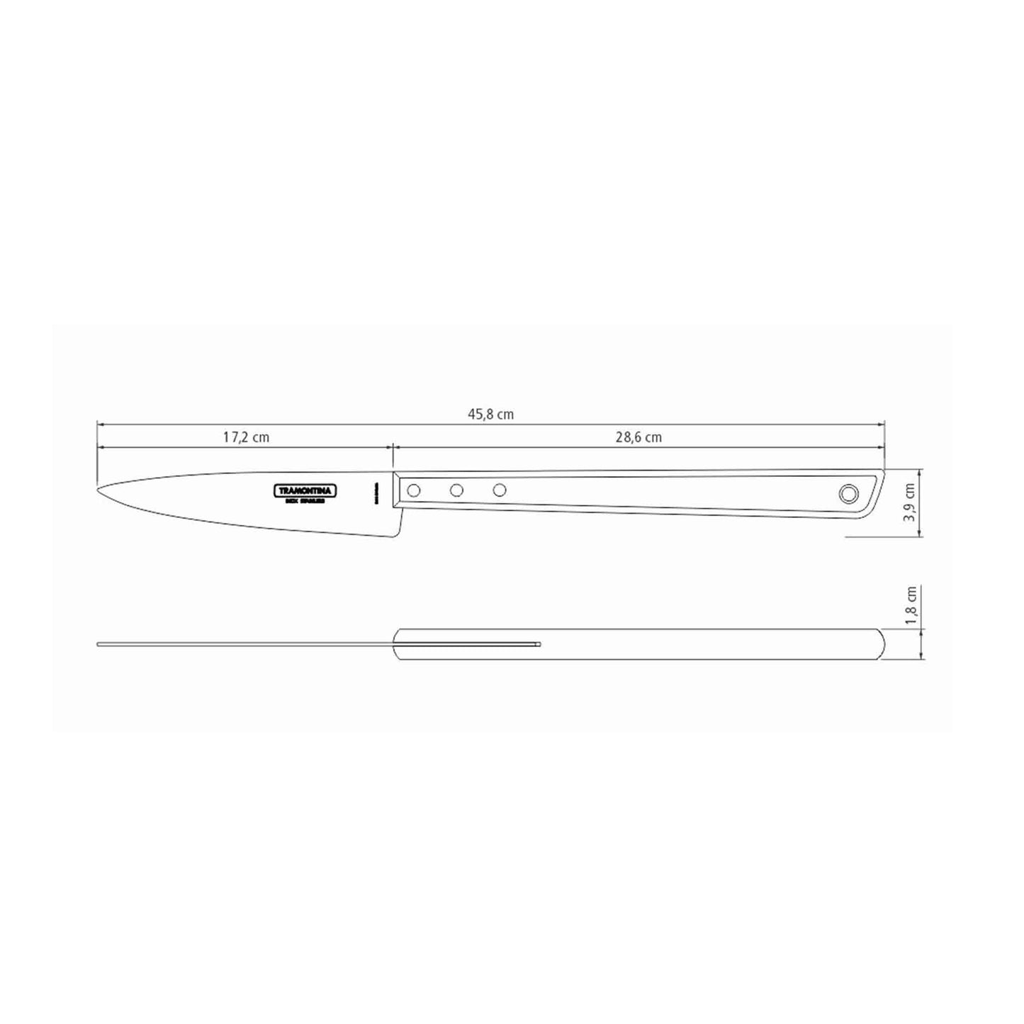 CHURRASCO Grillmesser - 18 cm