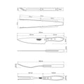 CHURRASCO Grillset,  3-teilig