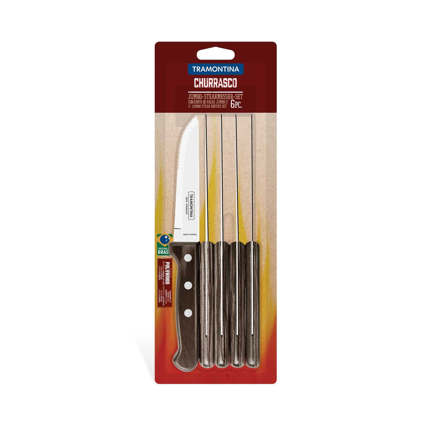 GAUCHO Steakmesser-Set 6-teilig
