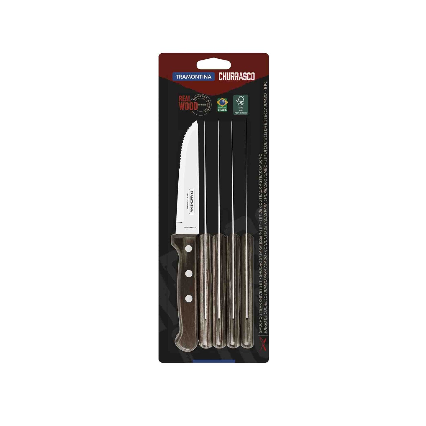 GAUCHO Steakmesser-Set 6-teilig