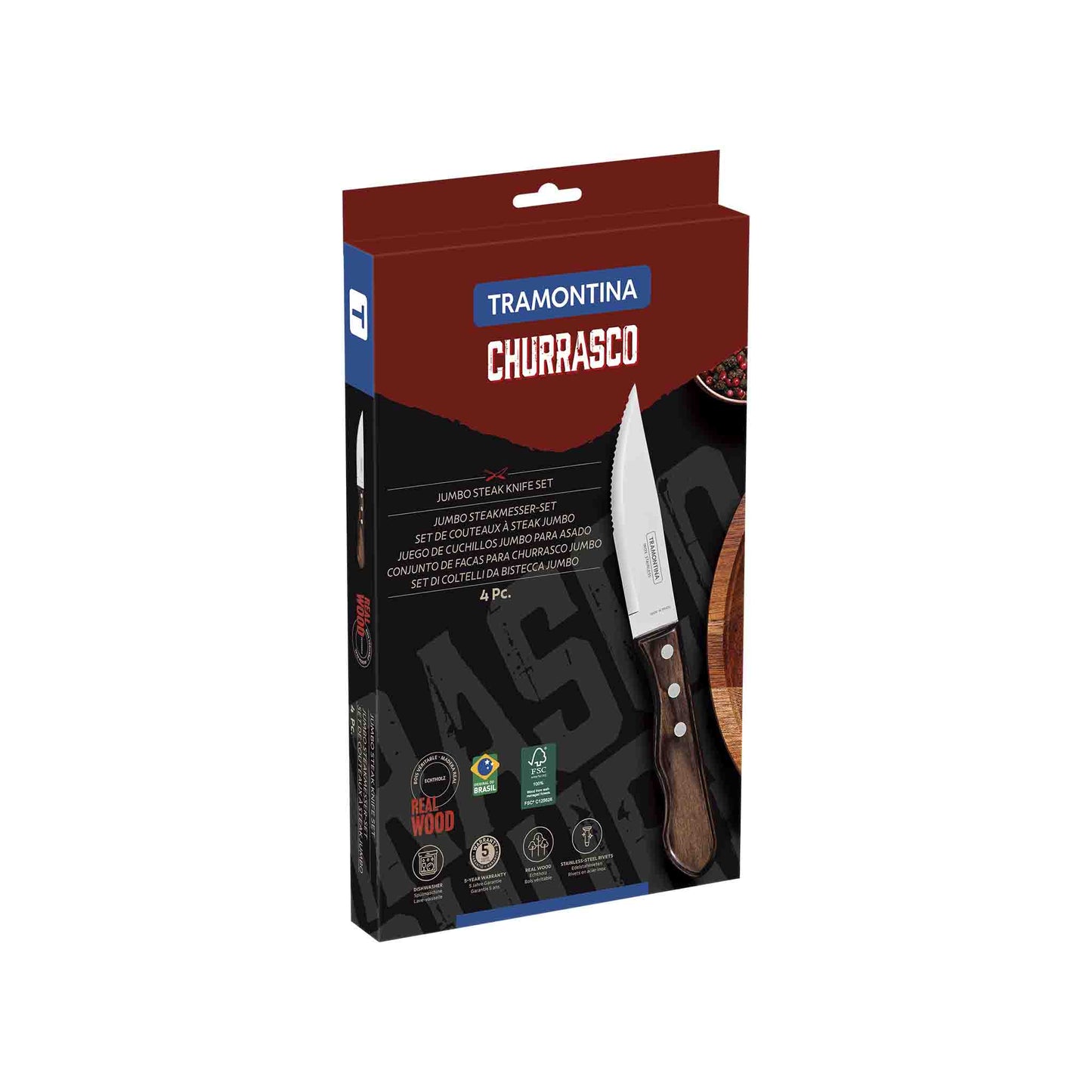 JUMBO Steakmesser 4-teilig