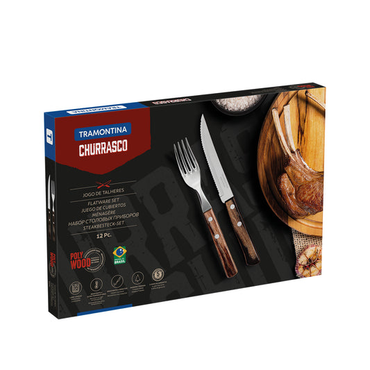 Steak/Pizza Besteckset 12-teilig - Alternatives Produktbild