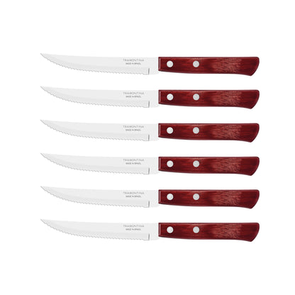 Steak/Pizza Messer-Set 6-teilig