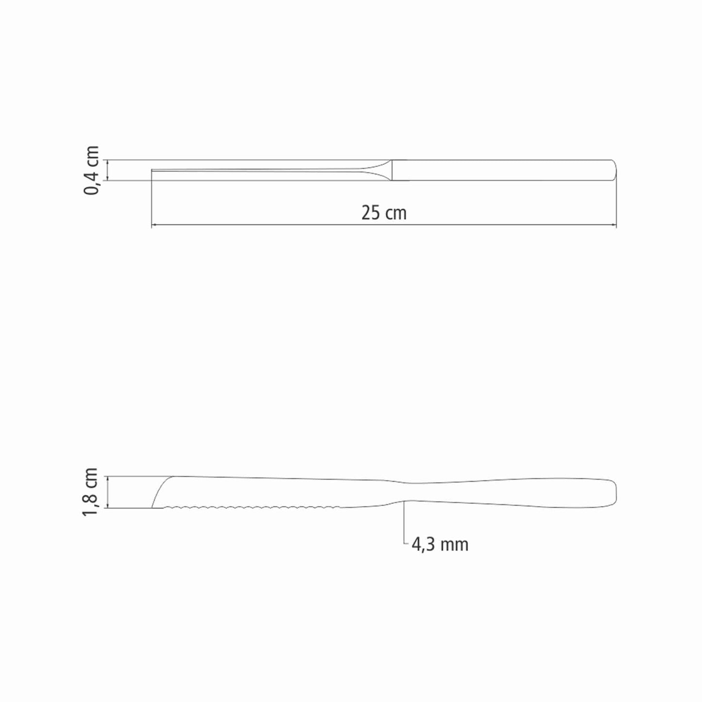 ESSENTIALS Brotmesser