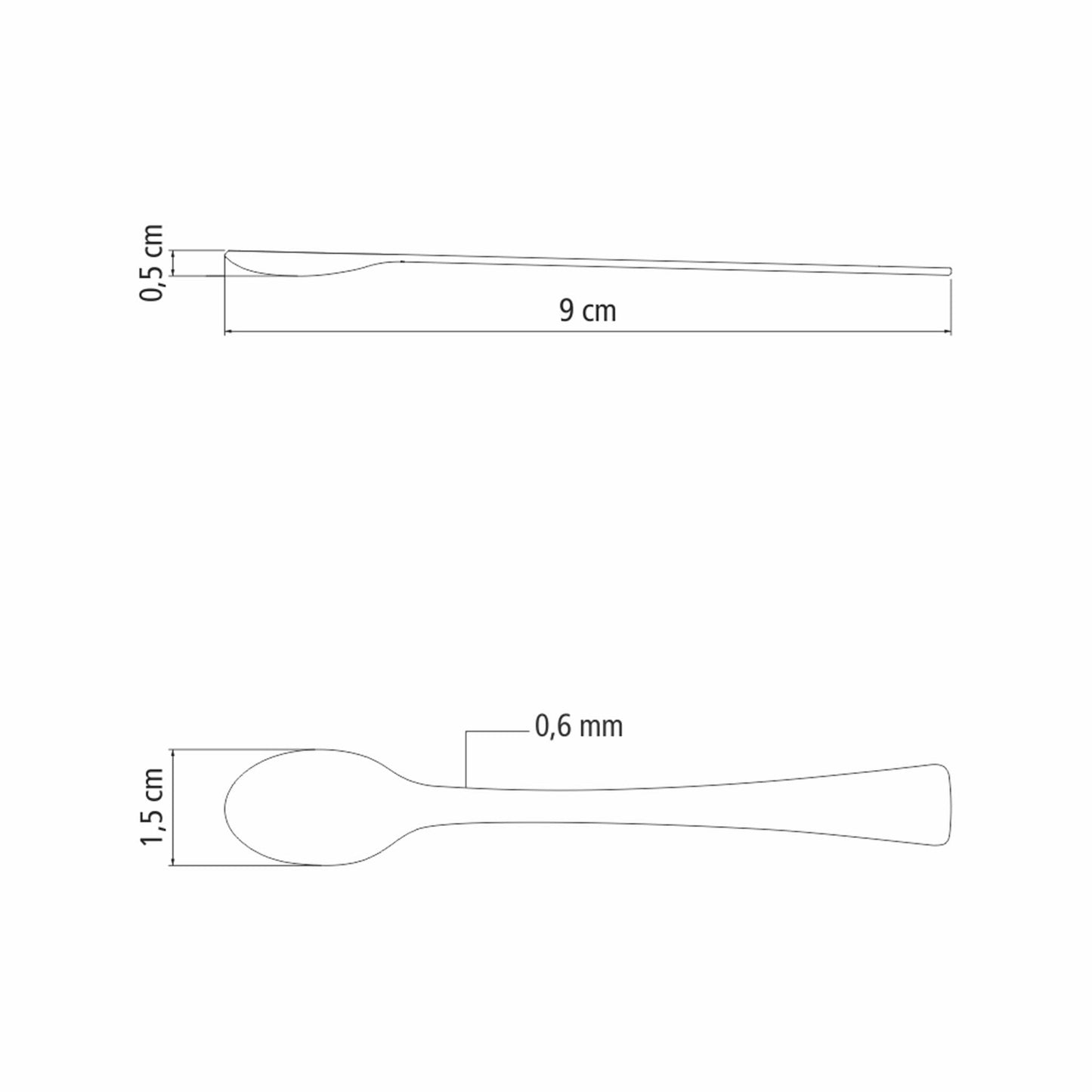 ESSENTIALS Espressolöffel 6-teilig
