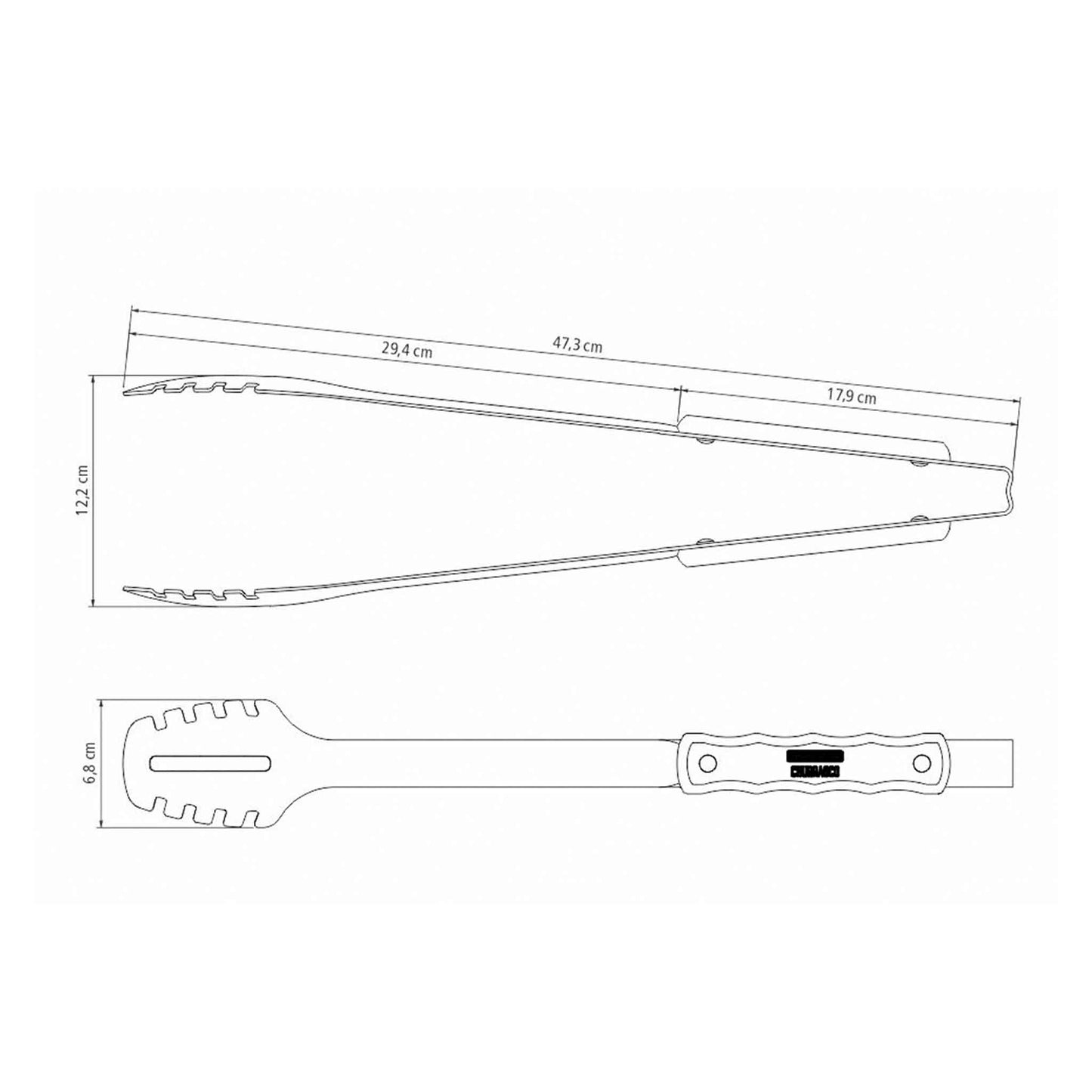 EXTREME Fleischzange - 47 cm