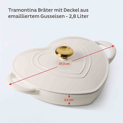 Herzbräter aus Gusseisen