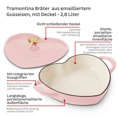 Herzbräter aus Gusseisen