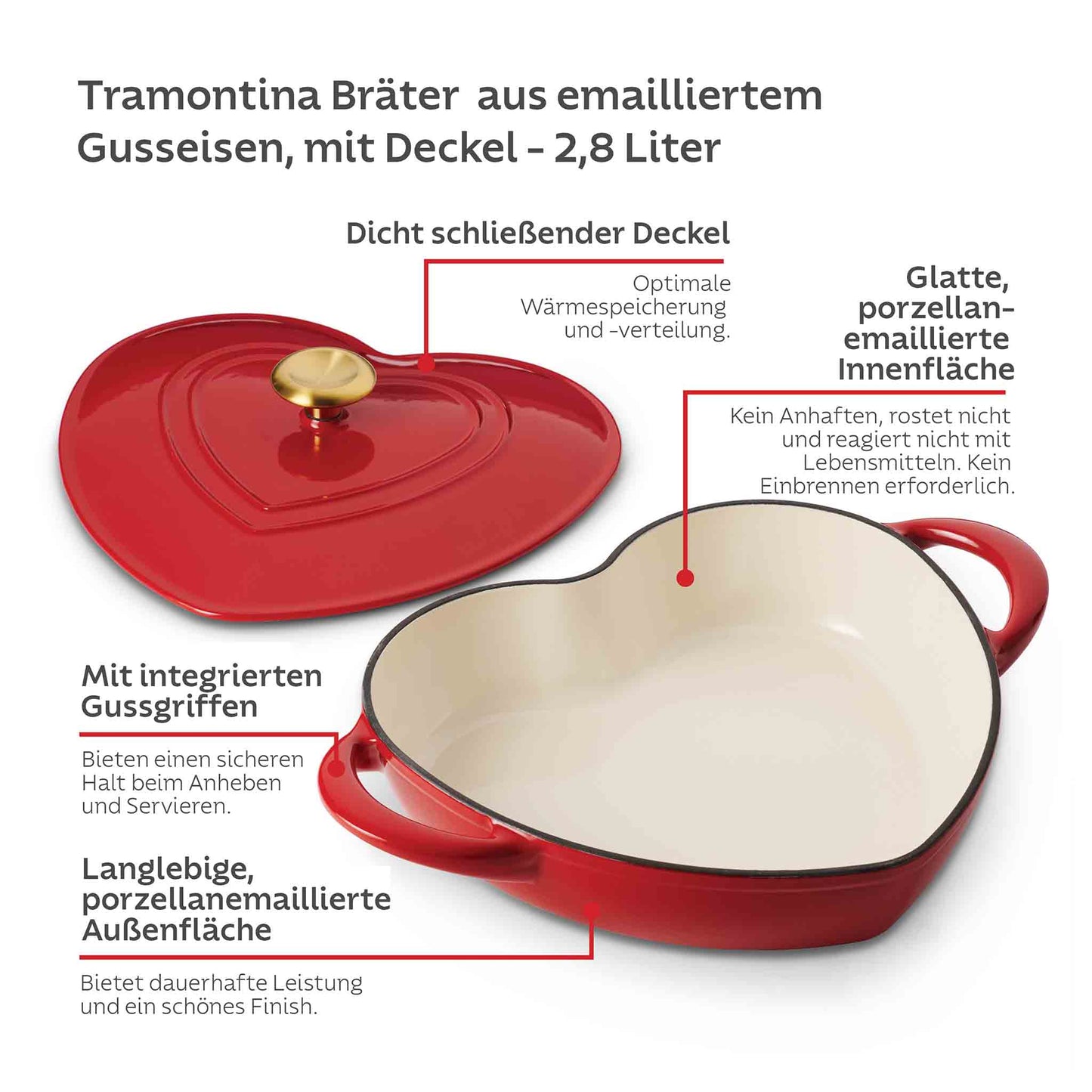 Herzbräter aus Gusseisen