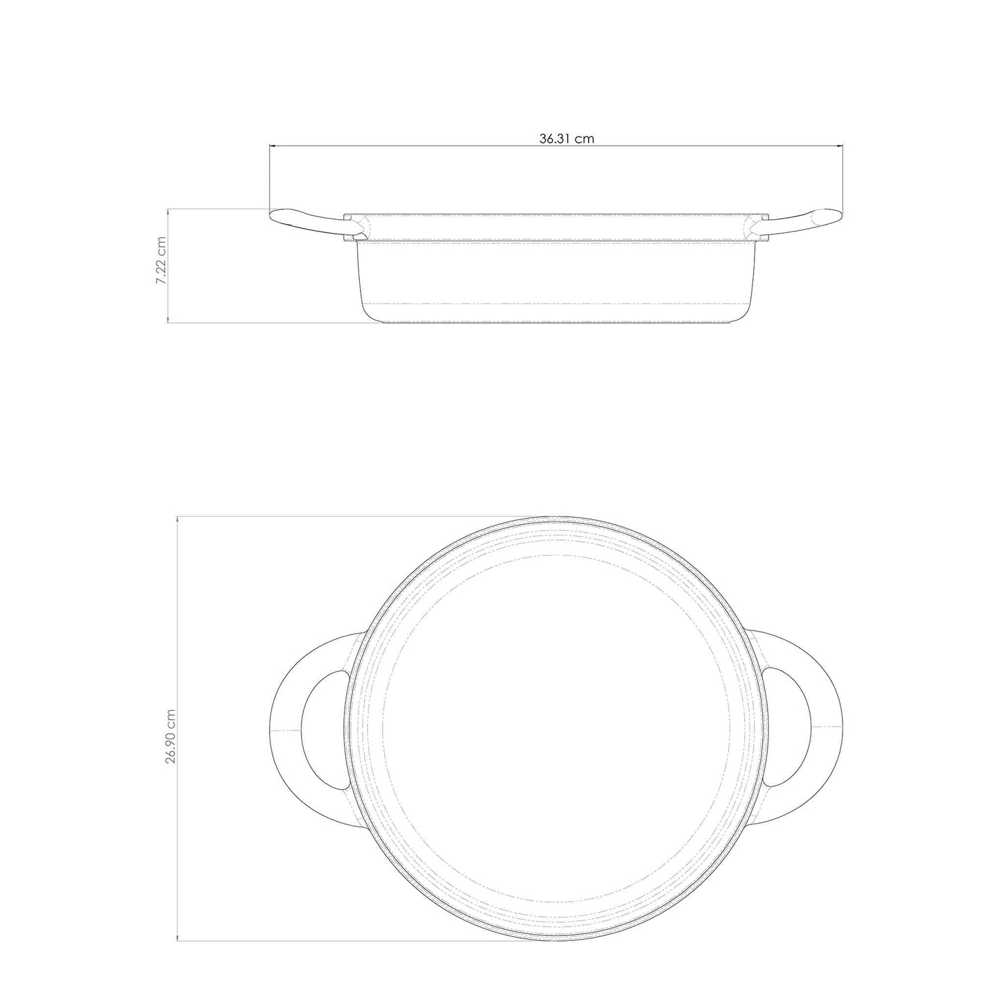 Gusseisen Set, 4-teilig