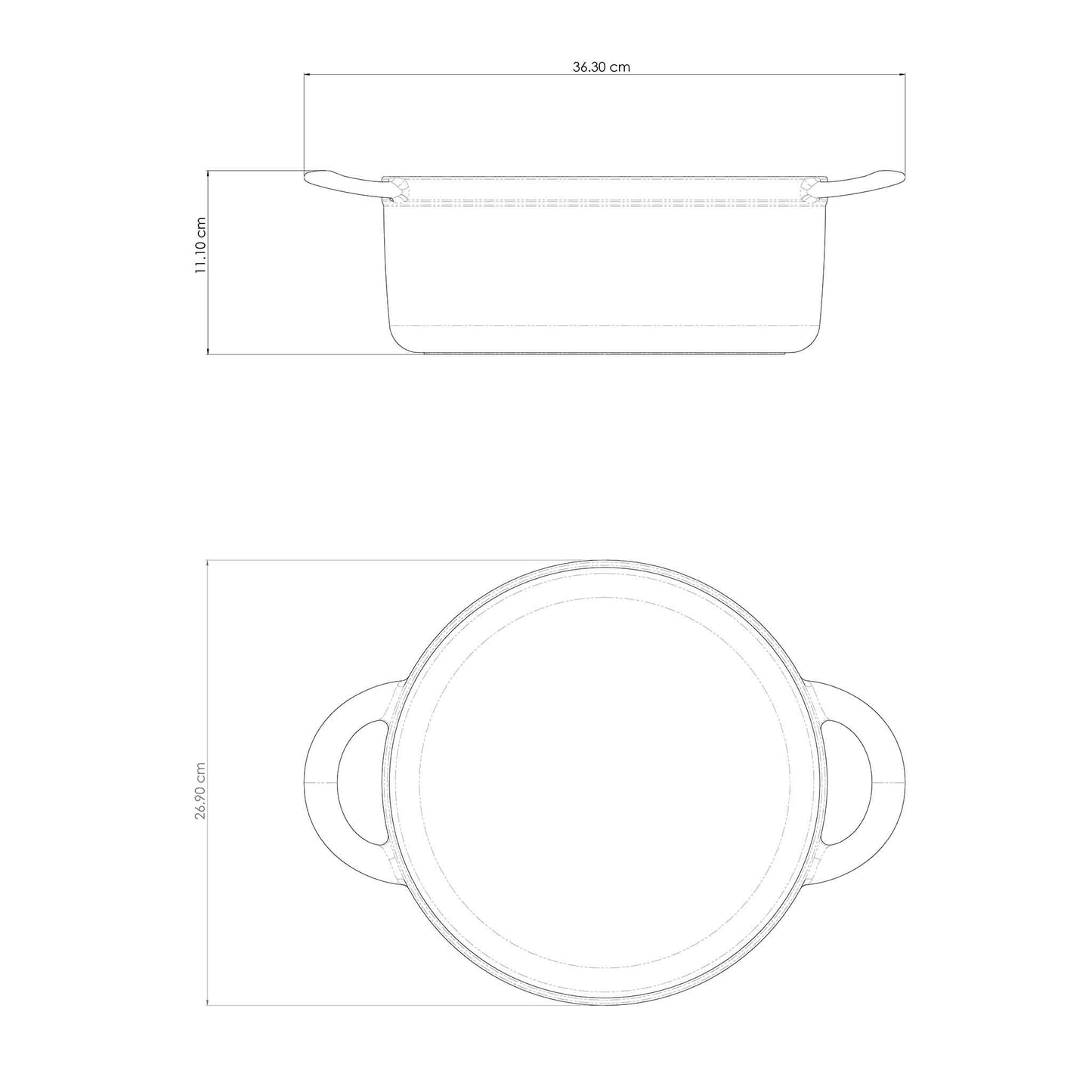 Gusseisen Set, 4-teilig