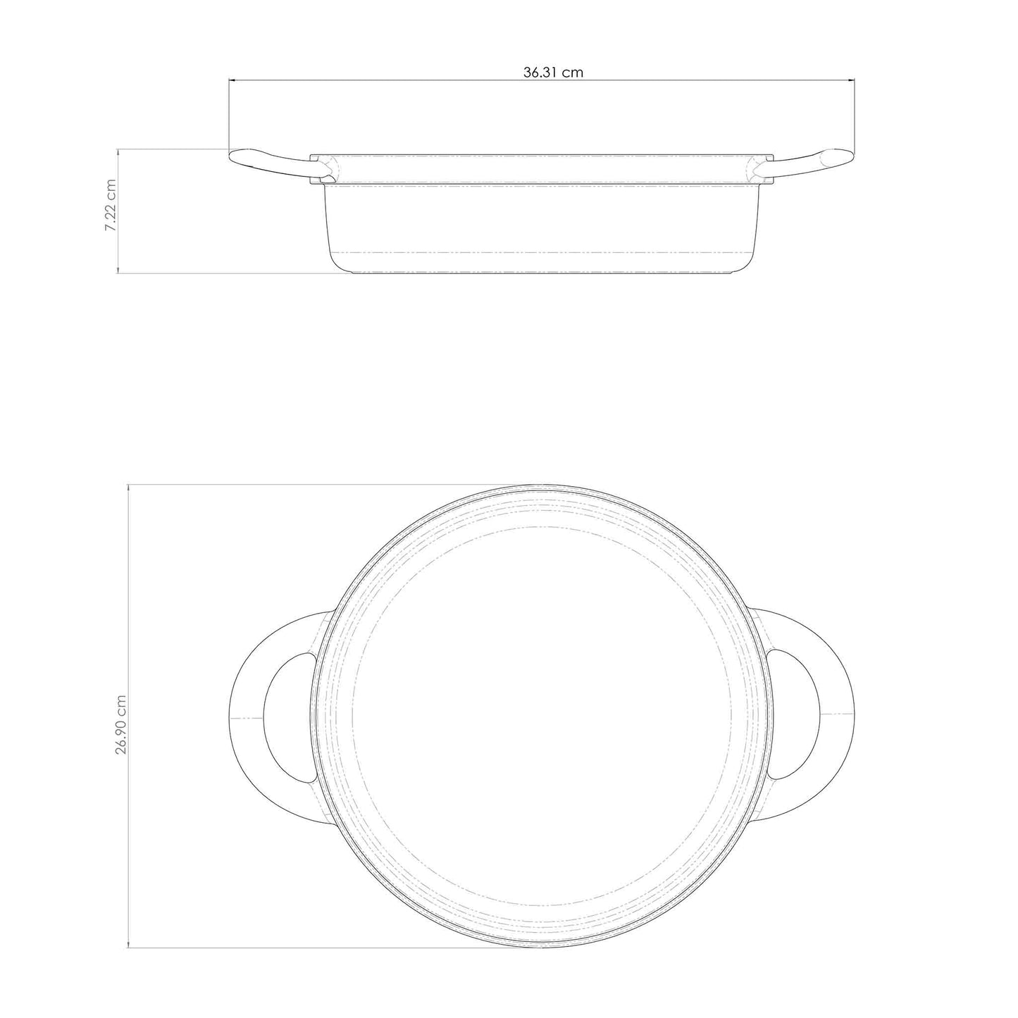 Gusseisen Set, 4-teilig