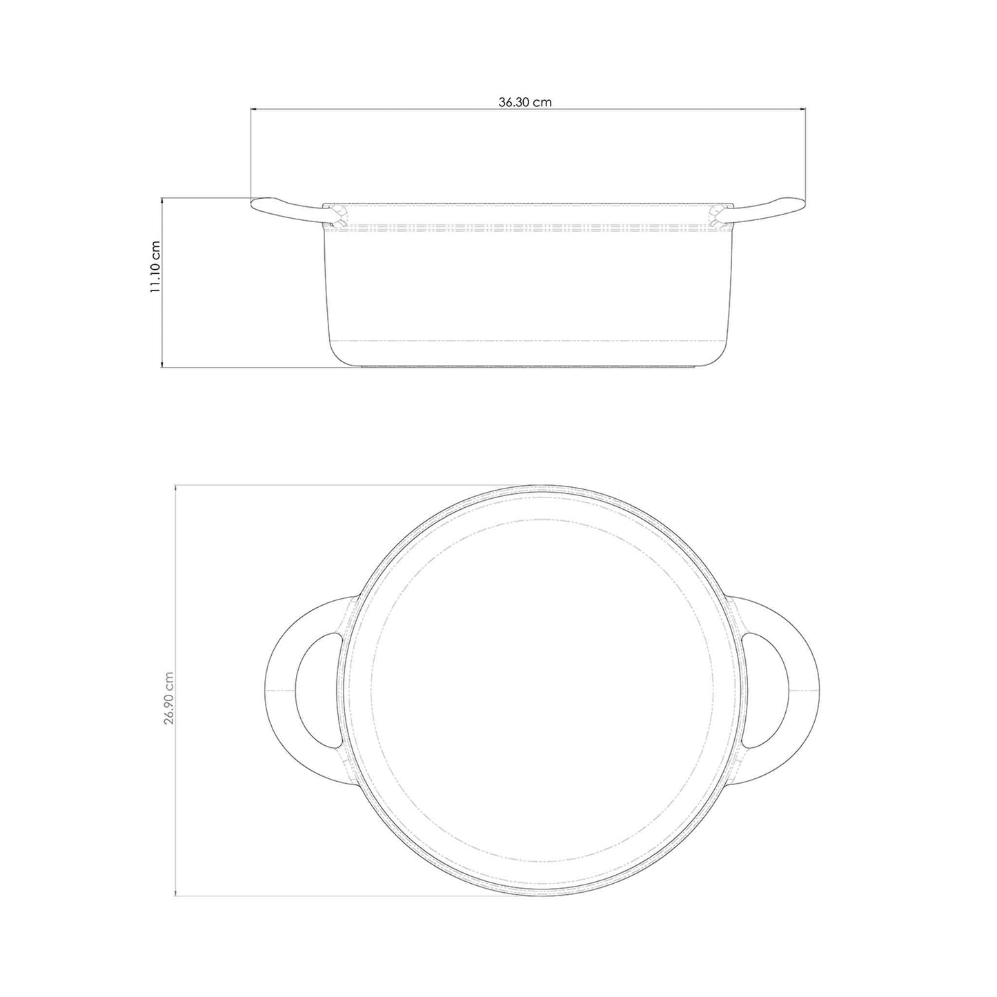Gusseisen Set, 4-teilig
